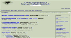 Desktop Screenshot of forum.netzhaut-selbsthilfe.de