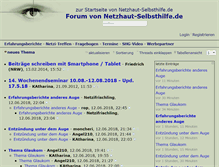 Tablet Screenshot of forum.netzhaut-selbsthilfe.de